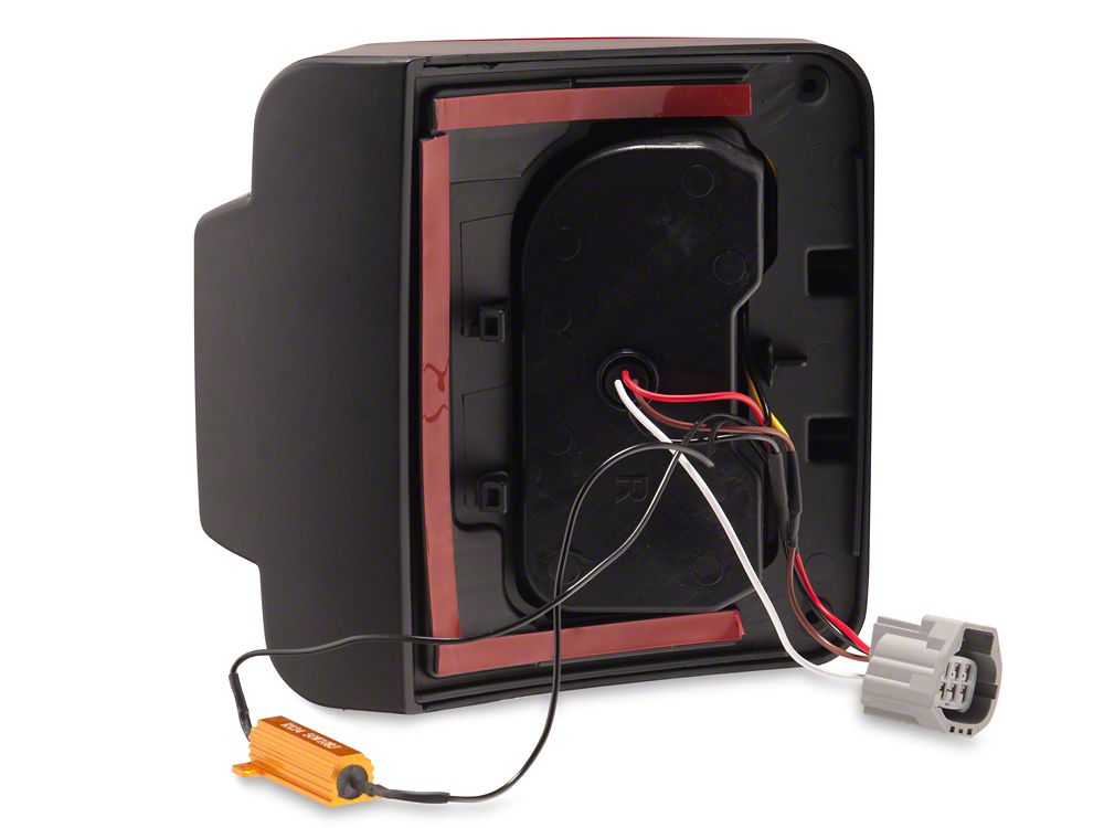 Raxiom LED Tail Lights; Clear Housing; Clear Lens (07-18 Jeep Wrangler JK)