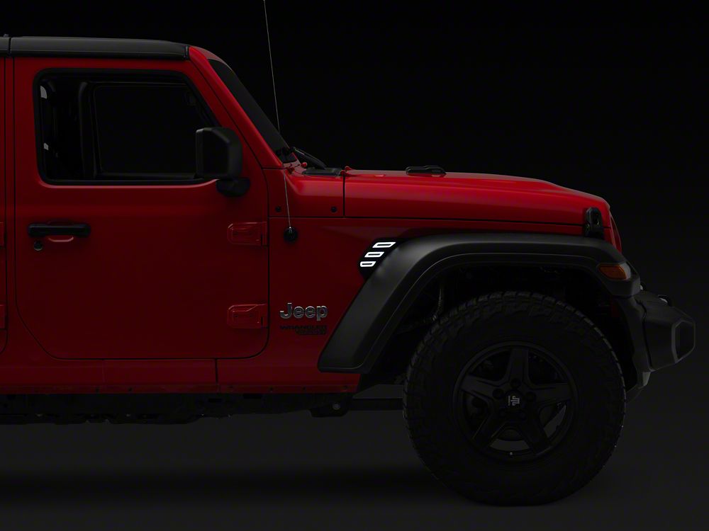 Raxiom Axial Series LED Fender Lights with Sequential Turn Signal Function (18-25 Jeep Wrangler JL)