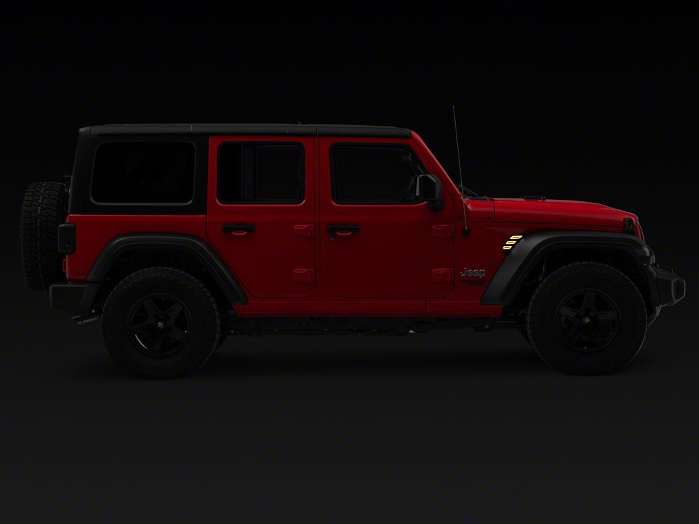 Raxiom Axial Series LED Fender Lights with Turn Signal Function (18-25 Jeep Wrangler JL)