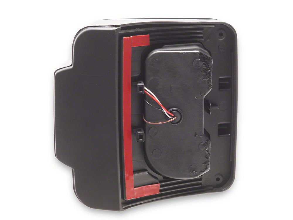 Raxiom Axial Series LED Tail Lights; Black Housing; Smoked Lens (07-18 Jeep Wrangler JK)
