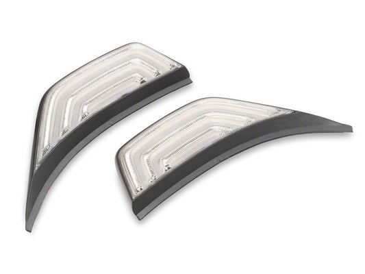 Raxiom Axial Series LED Fender Vent Sidemarker; Clear (18-25 Jeep Wrangler JL)