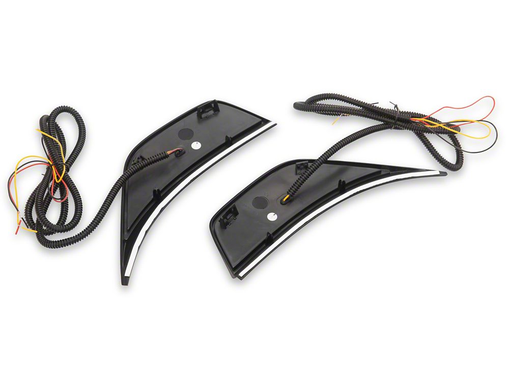 Raxiom Axial Series LED Fender Vent Sidemarker; Clear (18-25 Jeep Wrangler JL)