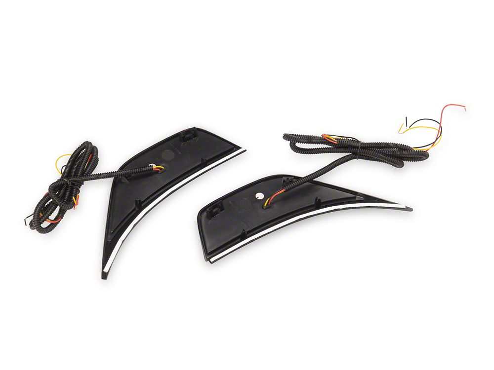 Raxiom Axial Series LED Fender Vent Sidemarker; Smoked (18-25 Jeep Wrangler JL)