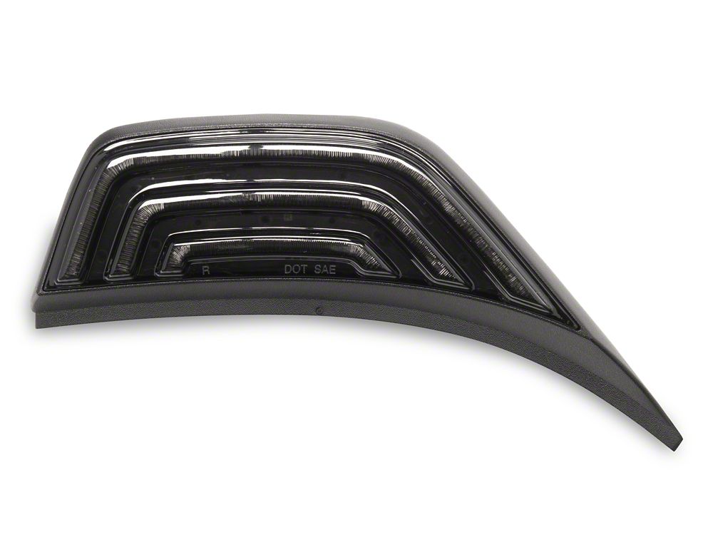 Raxiom Axial Series Sequential LED Fender Vent Sidemarker; Smoked (18-25 Jeep Wrangler JL)
