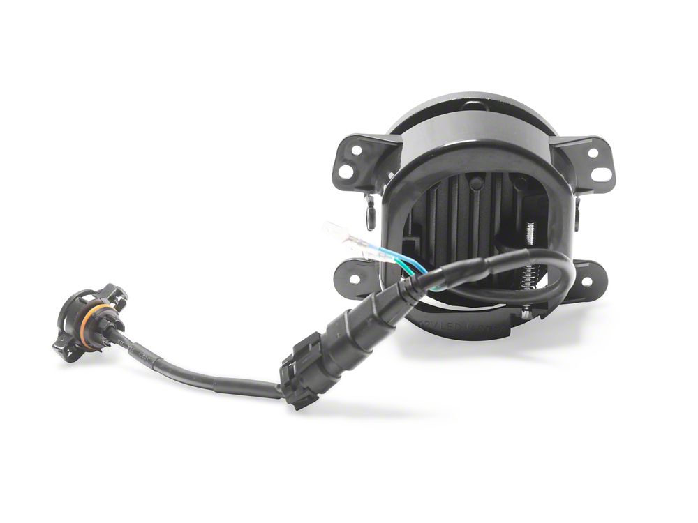 Raxiom Axial Series LED Angel Eye Fog Lights; Amber and White (07-18 Jeep Wrangler JK)