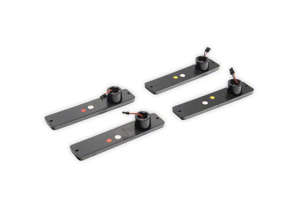Raxiom Axial Series LED Side Marker Lamps; Smoked; Front and Rear (76-86 Jeep CJ7)