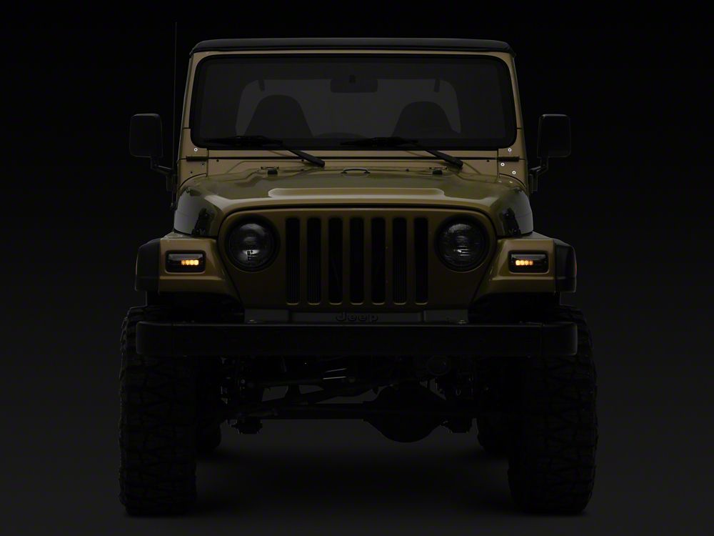 Raxiom Axial Series LED Sequential Cornering Lights; Smoked (97-06 Jeep Wrangler TJ)