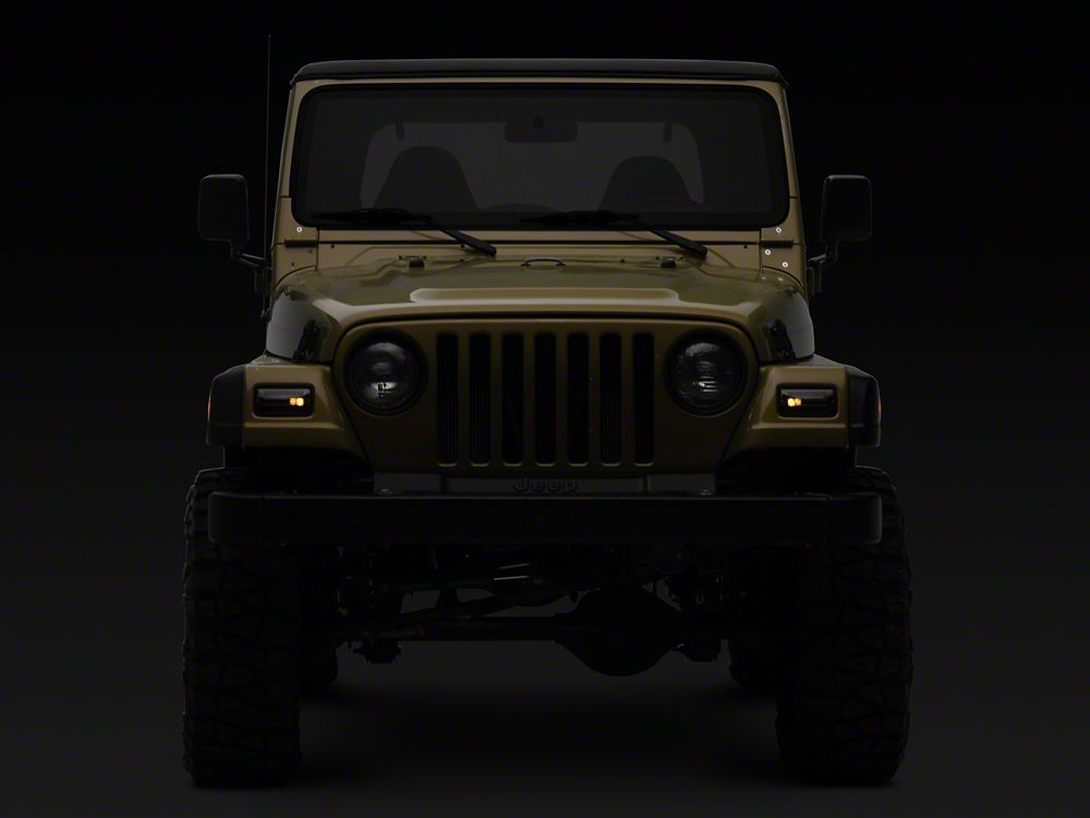 Raxiom Axial Series LED Sequential Cornering Lights; Smoked (97-06 Jeep Wrangler TJ)