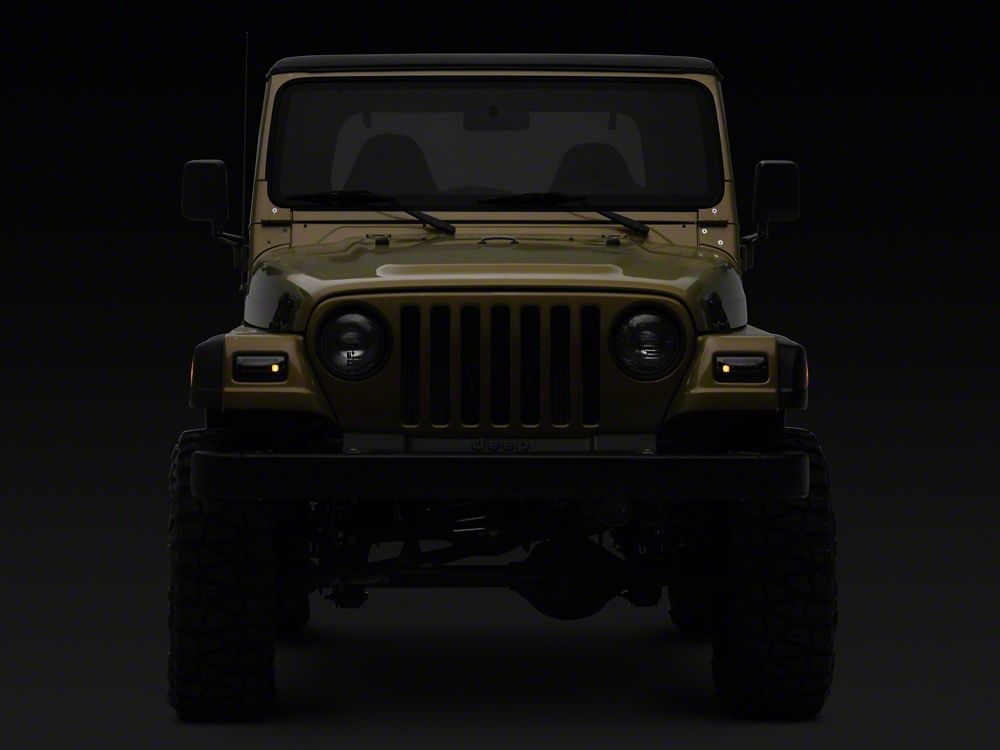 Raxiom Axial Series LED Sequential Cornering Lights; Smoked (97-06 Jeep Wrangler TJ)