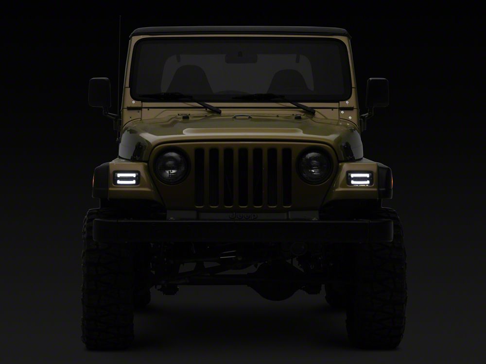 Raxiom Axial Series LED Sequential Cornering Lights; Smoked (97-06 Jeep Wrangler TJ)