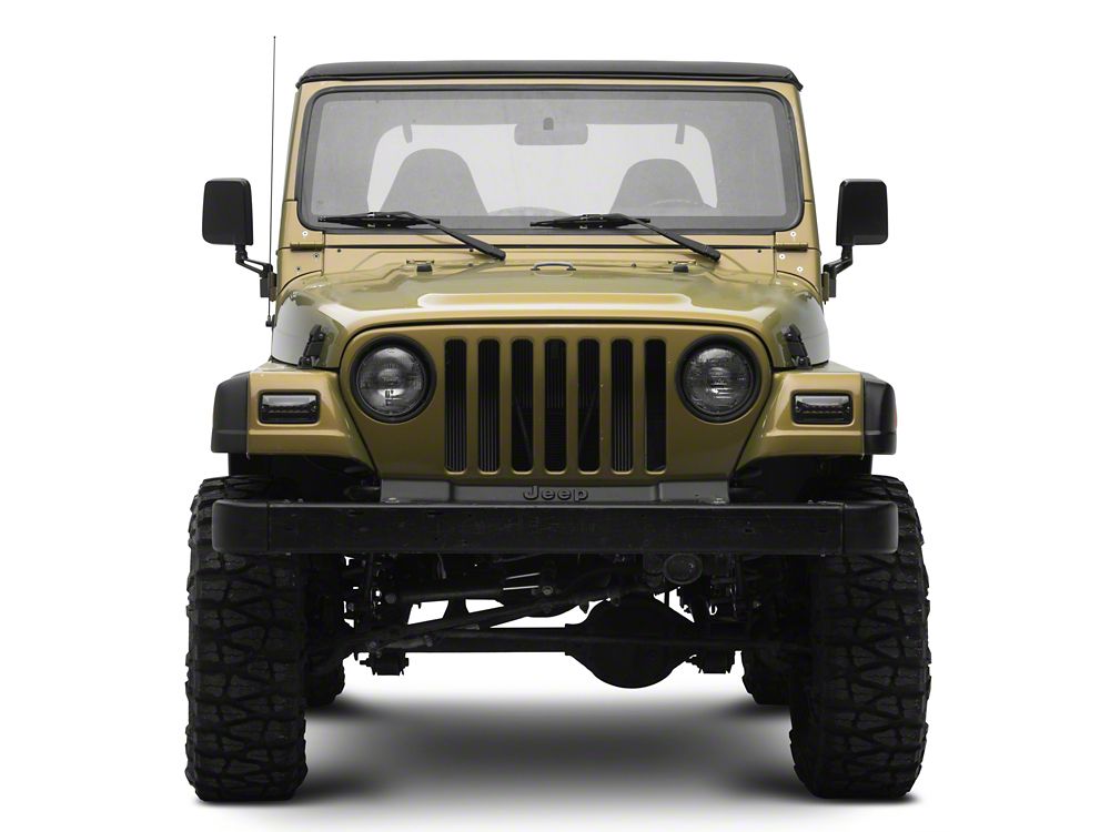 Raxiom Axial Series LED Sequential Cornering Lights; Smoked (97-06 Jeep Wrangler TJ)