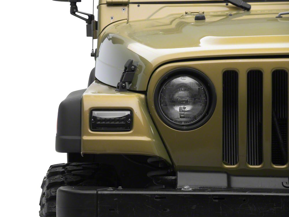 Raxiom Axial Series LED Sequential Cornering Lights; Smoked (97-06 Jeep Wrangler TJ)