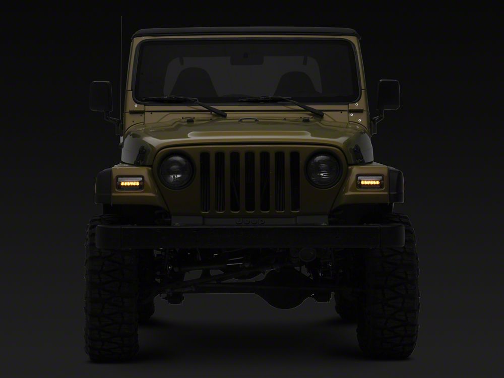 Raxiom Axial Series LED Sequential Cornering Lights; Clear (97-06 Jeep Wrangler TJ)