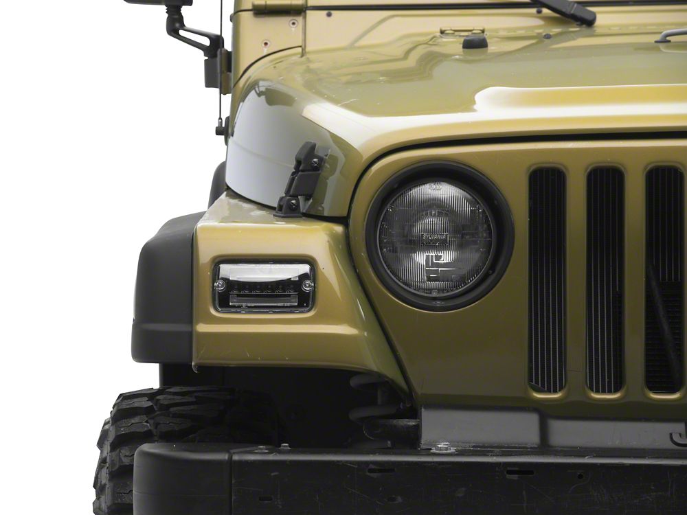 Raxiom Axial Series LED Sequential Cornering Lights; Clear (97-06 Jeep Wrangler TJ)