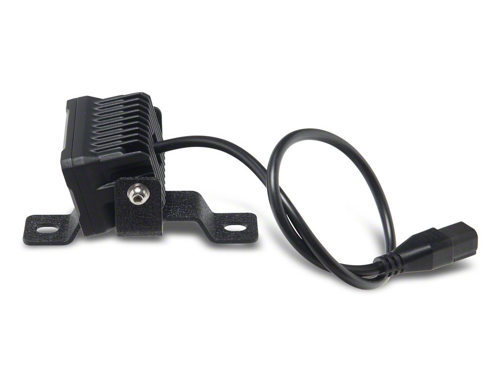 Raxiom Cowl Mounted LED Light Kit with Brackets; White LED; Clear Lens (18-25 Jeep Wrangler JL, Excluding Rubicon 392)