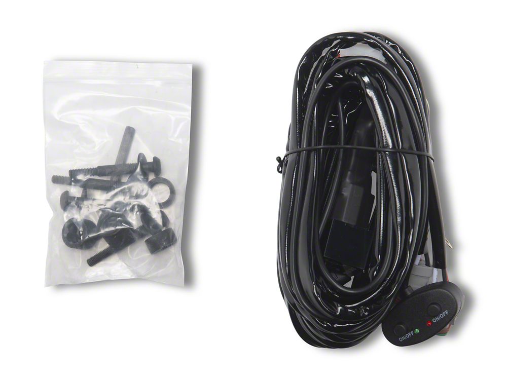 Raxiom Cowl Mounted LED Light Kit with Brackets; White LED; Clear Lens (18-25 Jeep Wrangler JL, Excluding Rubicon 392)