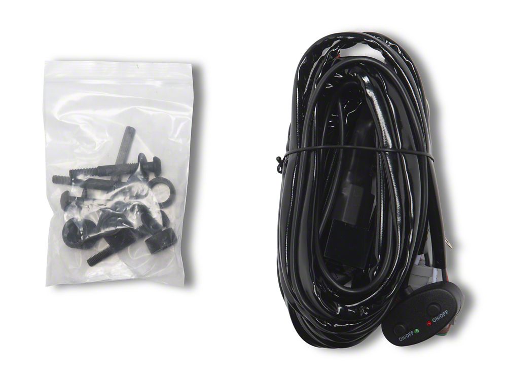 Raxiom Cowl Mounted LED Light Kit with Brackets; White LED; Clear Lens (18-25 Jeep Wrangler JL, Excluding Rubicon 392)