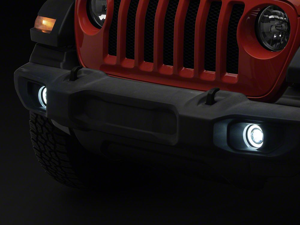 Raxiom LED Fog Lights with Amber Turn Signal (18-25 Jeep Wrangler JL)