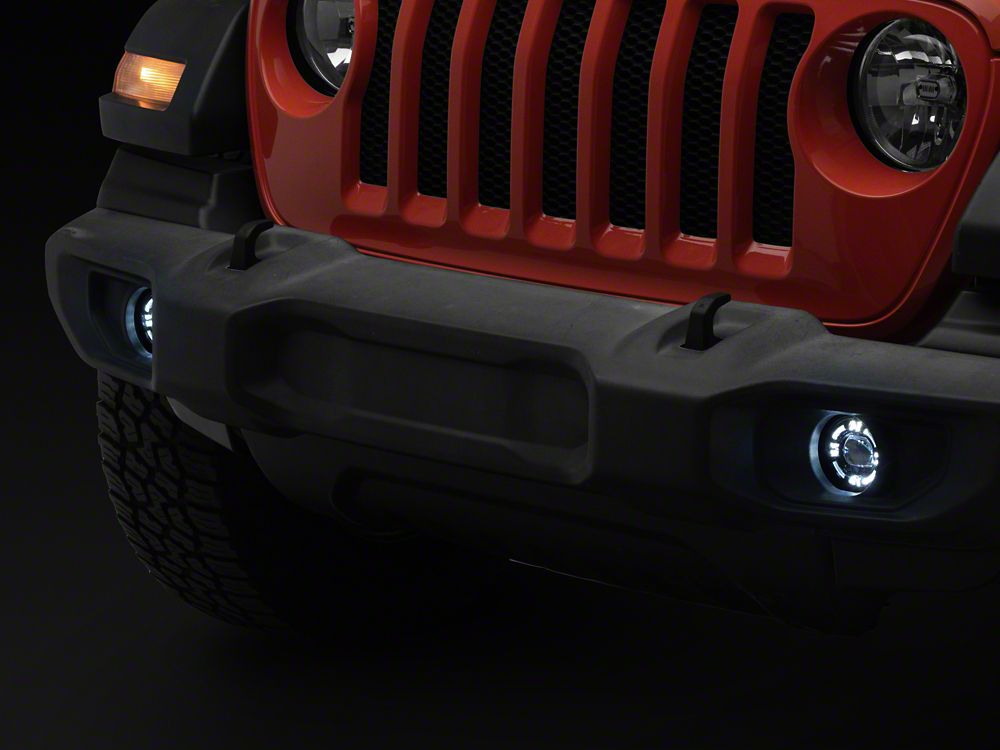 Raxiom V2 LED Fog Lights with Amber Turn Signal (18-25 Jeep Wrangler JL)