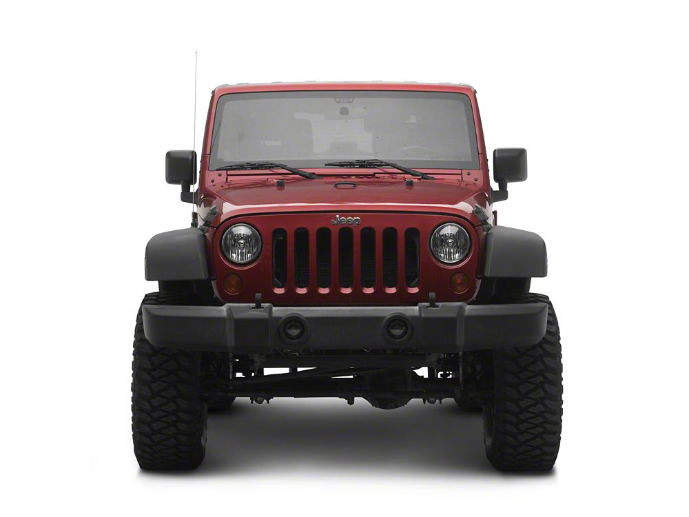 Raxiom V2 LED Switchback Fog Lights with Amber Turn Signal and Halo Rings (07-18 Jeep Wrangler JK)
