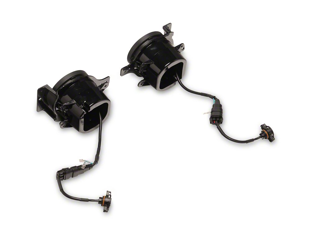 Raxiom V2 LED Switchback Fog Lights with Amber Turn Signal and Halo Rings (20-25 Jeep Gladiator JT)