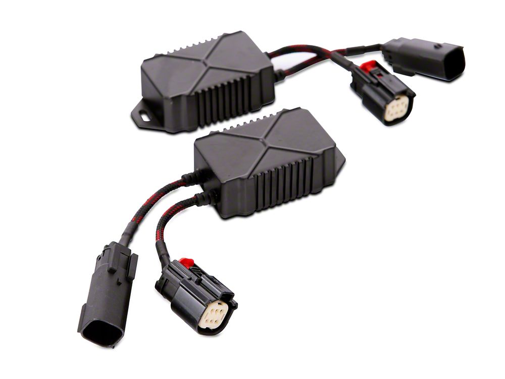 Raxiom Axial Series 9-Inch LED Headlights; Black Housing; Clear Lens (20-25 Jeep Gladiator JT w/ Factory Halogen Headlights)