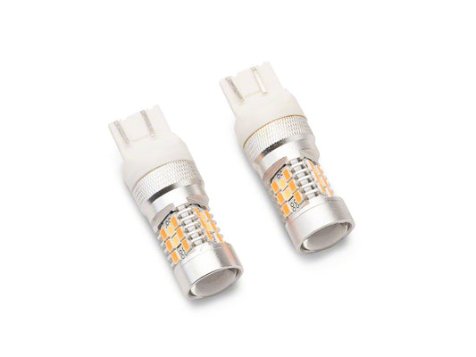 Raxiom Axial Series Dual Color LED Front Turn Signal Light Bulbs; 7443 (20-25 Jeep Gladiator JT Sport)