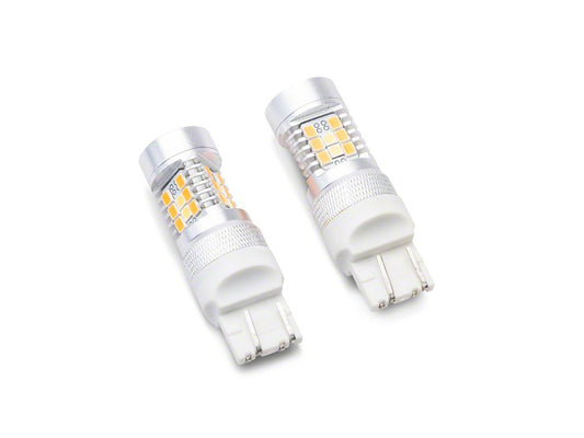 Raxiom Axial Series Switchback LED Front Turn Signal Light Bulbs (20-25 Jeep Gladiator JT Overland, Sport)