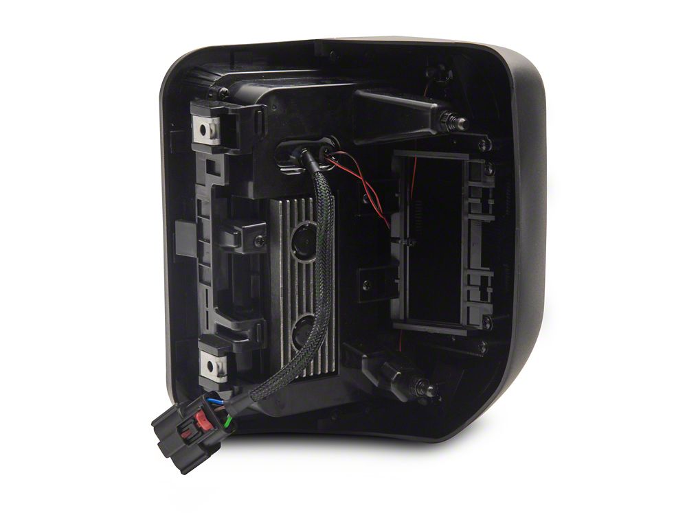 Raxiom Axial Series LED Tail Lights; Black Housing; Smoked Lens (20-25 Jeep Gladiator JT w/ Factory Halogen Tail Lights & w/o Blind Spot Detection))