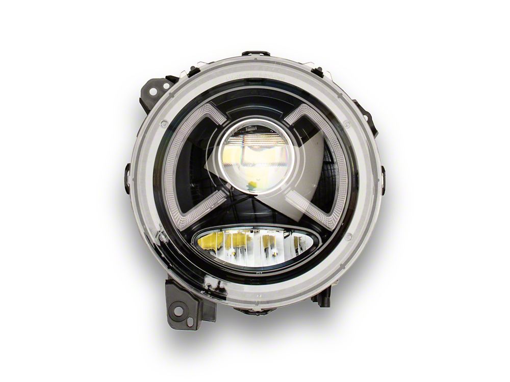 Raxiom LED Projector Headlights; Black Housing; Clear Lens (20-25 Jeep Gladiator JT)