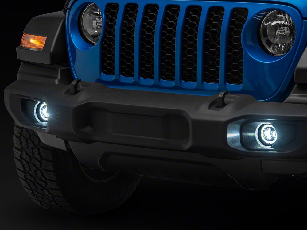 Raxiom Axial Series Angel Eye LED Fog Lights (20-25 Jeep Gladiator JT)