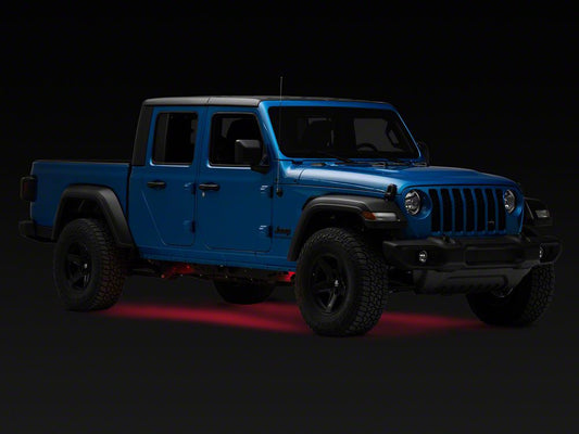 Raxiom Axial Series Multi-Color Underbody Rock Light Kit with Bluetooth Remote (Universal; Some Adaptation May Be Required)