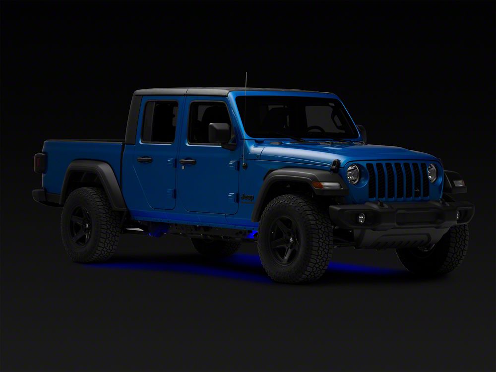 Raxiom Axial Series Multi-Color Underbody Rock Light Kit with Bluetooth Remote (Universal; Some Adaptation May Be Required)