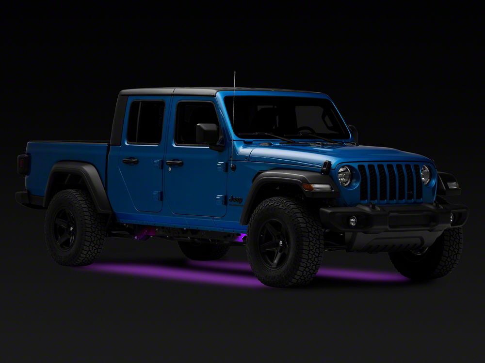 Raxiom Axial Series Multi-Color Underbody Rock Light Kit with Bluetooth Remote (Universal; Some Adaptation May Be Required)