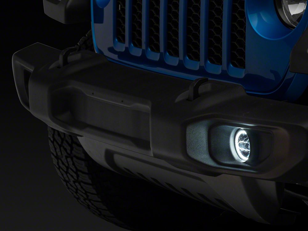 Raxiom Axial Series LED Fog Lights with Halo (20-25 Jeep Gladiator JT)