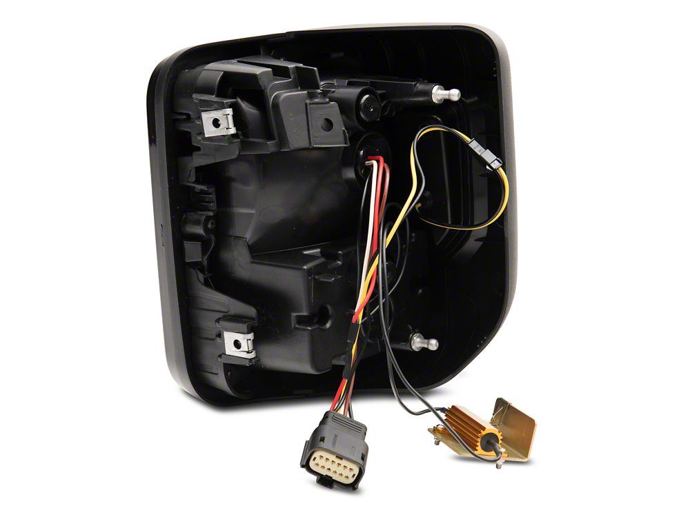 Raxiom LED Tail Lights; Black Housing; Smoked Lens (20-25 Jeep Gladiator JT w/ Factory Halogen Tail Lights & w/o Blind Spot Detection))