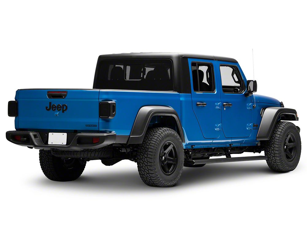 Raxiom LED Tail Lights; Black Housing; Smoked Lens (20-25 Jeep Gladiator JT w/ Factory Halogen Tail Lights & w/o Blind Spot Detection))