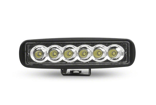 Raxiom 6-Inch Slim 6-LED Off-Road Light; Spot Beam (Universal; Some Adaptation May Be Required)