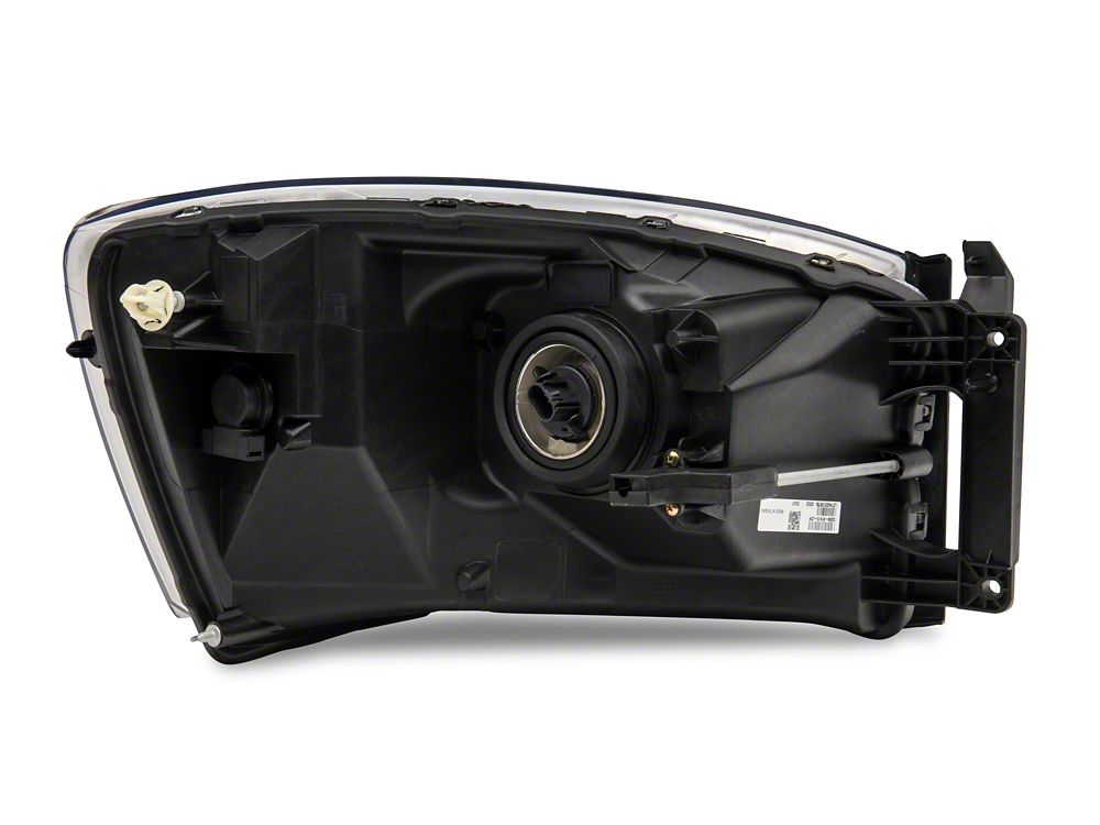 Raxiom Axial Series Euro Headlights; Black Housing; Clear Lens (06-08 RAM 1500)
