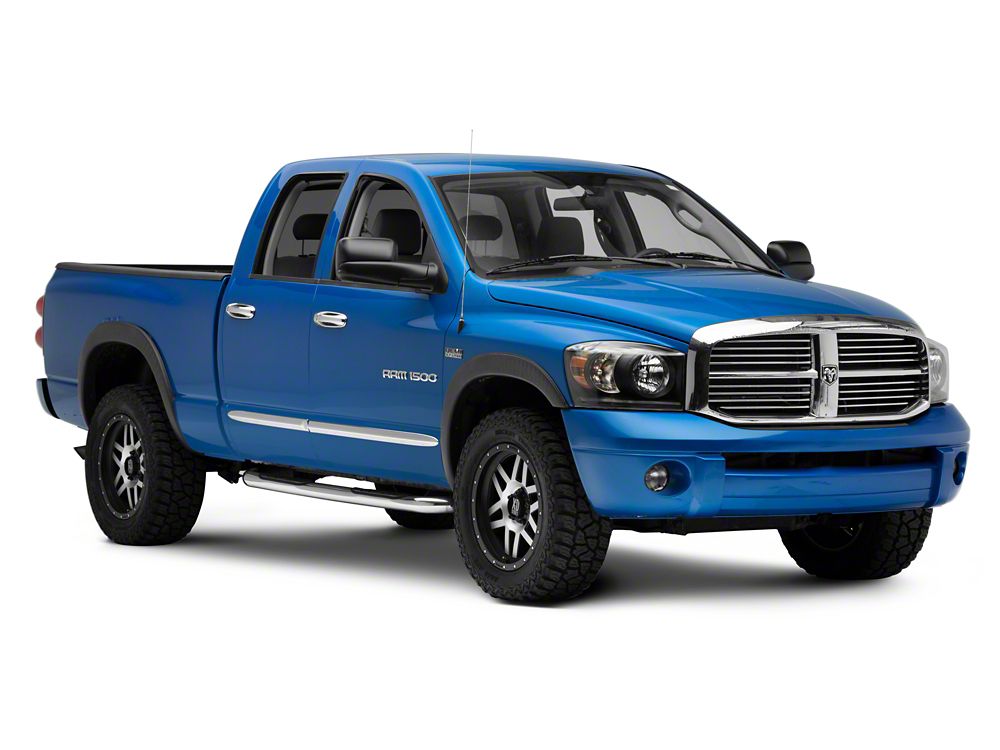 Raxiom Axial Series Euro Headlights; Black Housing; Clear Lens (06-08 RAM 1500)