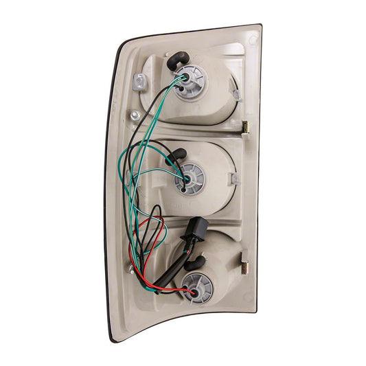 Raxiom Axial Series Tail Lights; Chrome Housing; Red/Clear Lens (02-05 RAM 1500)