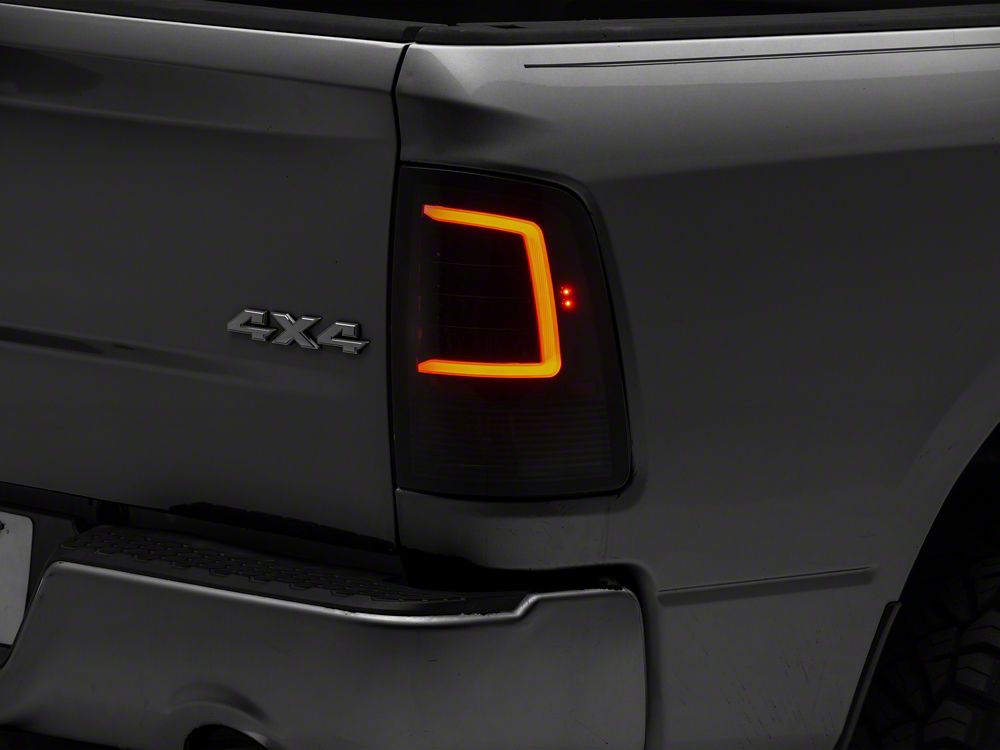 Raxiom Axial Series LED Tail Lights; Black Housing; Smoked Lens (09-18