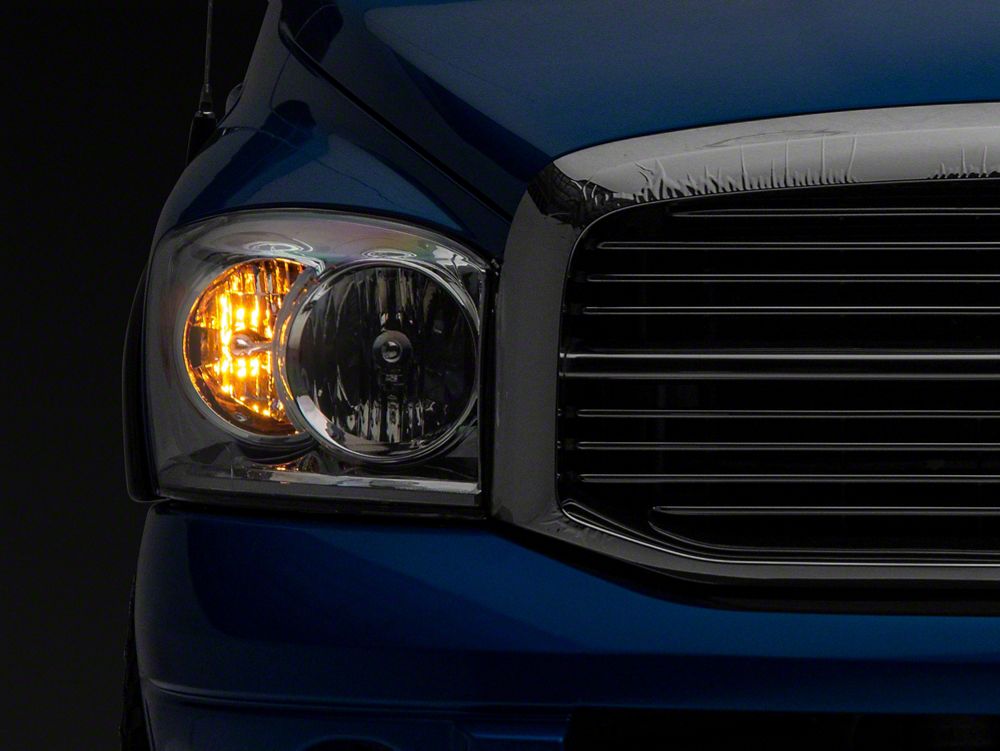 Raxiom Axial Series OEM Style Replacement Headlights; Chrome Housing; Clear Lens (06-08 RAM 1500)