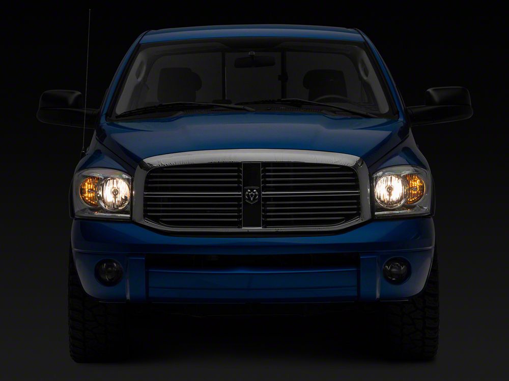 Raxiom Axial Series OEM Style Replacement Headlights; Chrome Housing; Clear Lens (06-08 RAM 1500)