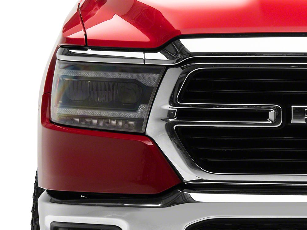 Raxiom LED Headlights; Black Housing; Clear Lens (19-24 RAM 1500 w/ Factory Halogen Headlights)