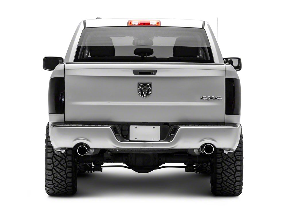 Raxiom Axial Series LED Tail Lights; Black Housing; Smoked Lens (09-18 RAM 1500 w/ Factory Halogen Tail Lights)