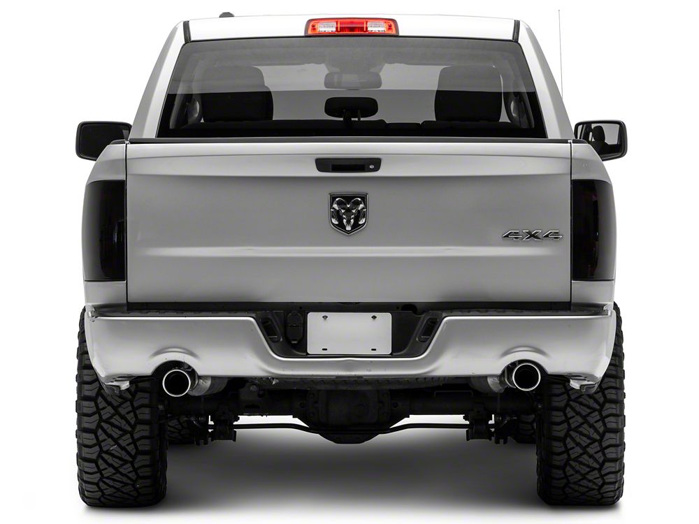 Raxiom Axial Series LED Tail Lights; Black Housing; Smoked Lens (09-18 RAM 1500 w/ Factory Halogen Tail Lights)