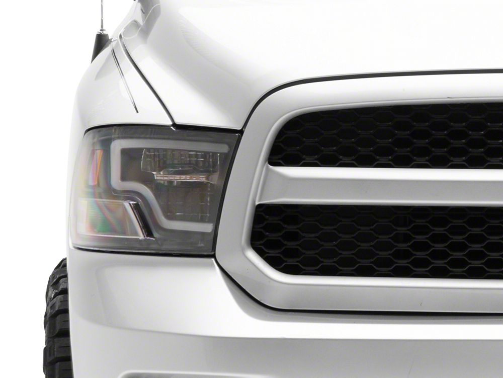 Raxiom Axial Series LED Headlights; Black Housing; Clear Lens (09-18 RAM 1500 w/ Factory Halogen Non-Projector Headlights)