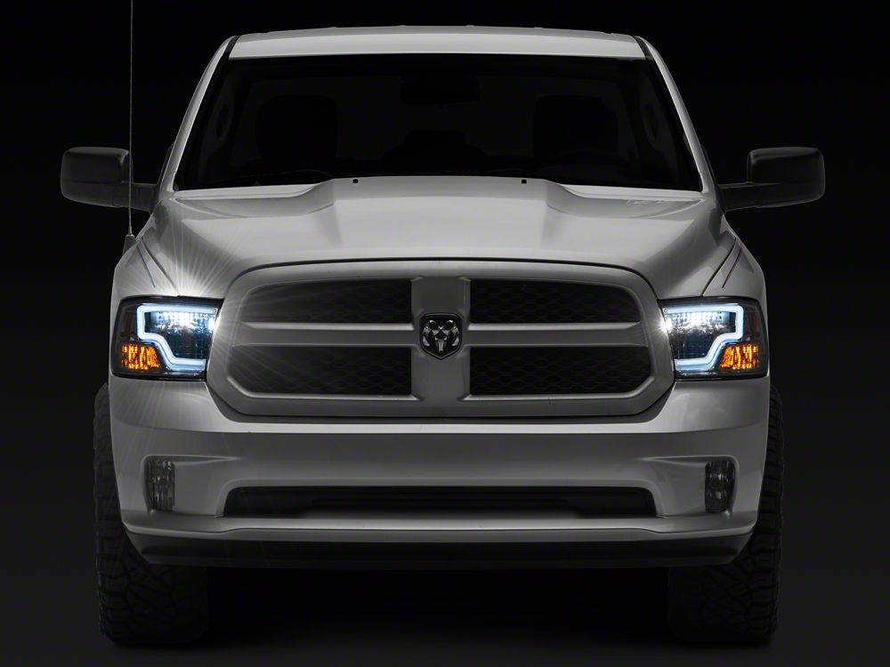 Raxiom Axial Series LED Headlights; Chrome Housing; Clear Lens (09-18 RAM 1500 w/ Factory Halogen Headlights)