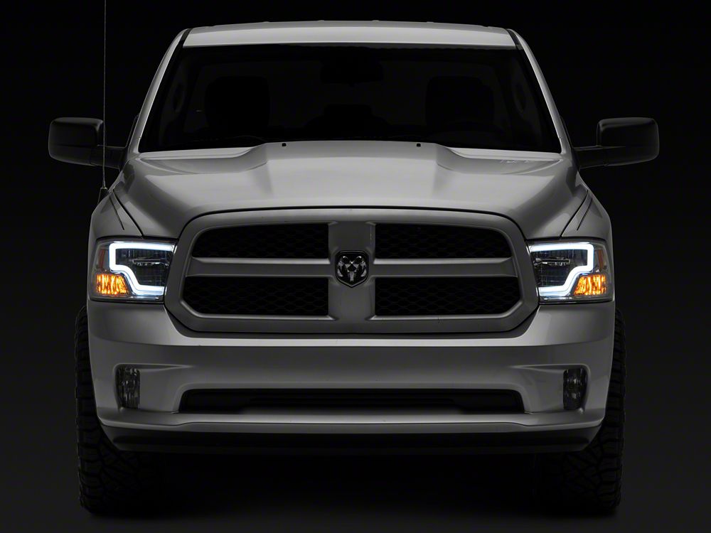 Raxiom Axial Series LED Headlights; Chrome Housing; Clear Lens (09-18 RAM 1500 w/ Factory Halogen Headlights)